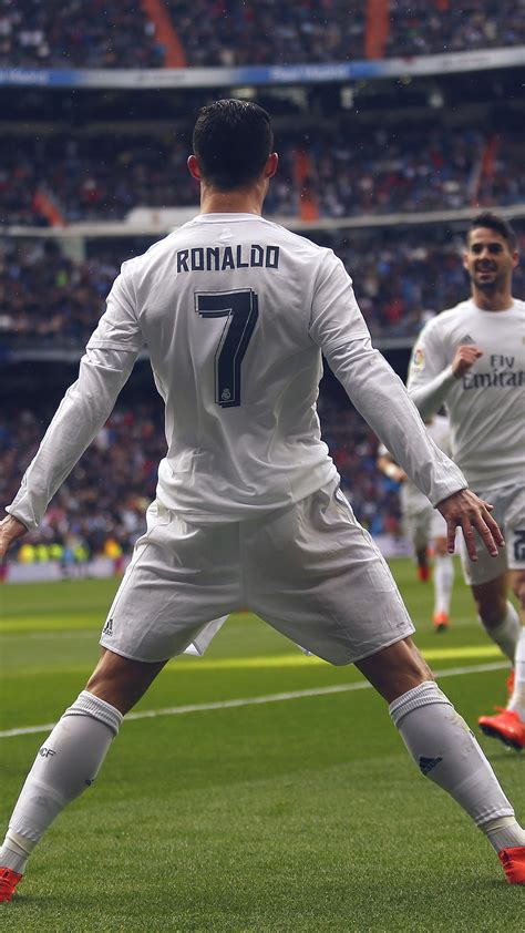 Hi78 Ronaldo Number 7 Realmadrid Soccor Wallpaper