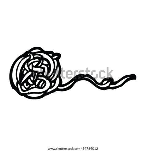 Ball String Cartoon Stock Vector Royalty Free 54784012