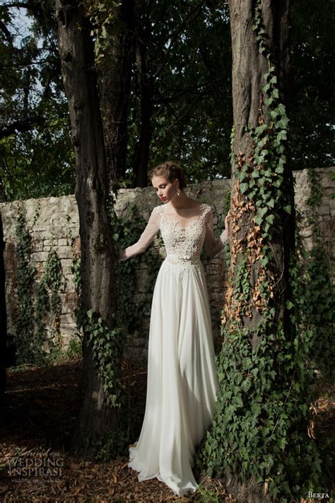 Berta Bridal Winter 2014 Long Sleeve Wedding Dresses