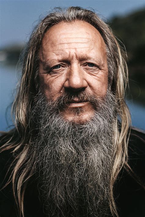 Does not even nature itself teach you, that, if a man have long hair, it is a shame to him? portrait of an old fishermen with long hair and white ...