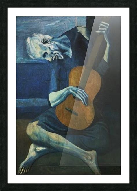 Pablo Picasso The Old Blind Guitarist Hd 300ppi Famous Paintings Canvas