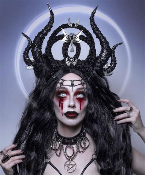 Shop Authentic Holibanna Horn Headband Gothic Steampunk Devil Demon Horns Queen Headpiece