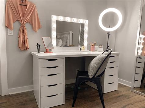 Vanity Set With Lights Ikea Cabinets 50 Makeup Vanity Table With