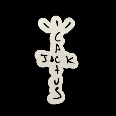 Cactus Jack Logo Sticker Travis Scott Sticker Jackboys Etsy