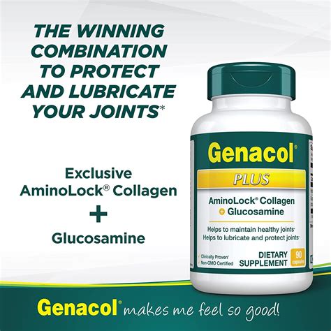 Genacol Plus Glucosamine And Collagen Joint Supplement 90 Capsules