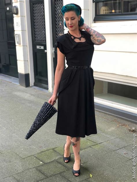 1940s Dress Lana Rio Black From Vivien Of Holloway