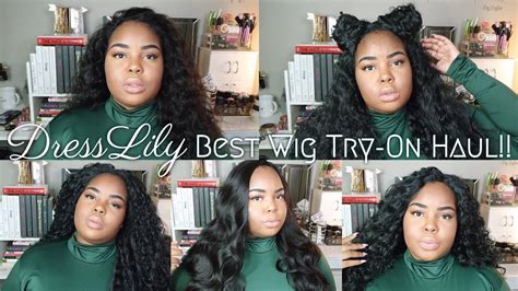Best Dresslily Wig Try On Haul Human Synthetic Lace Fronts