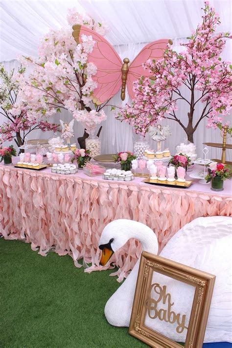 Enchanted Garden Baby Shower Party Ideas Photo Of Girl Shower