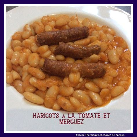 Haricots blancs aux merguez à la tomate au cookeo ou Cocotte minute