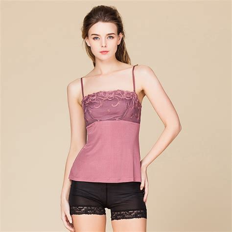lace artificial embroidery 100 nature silk ladies fashion vest slim sexy elegant camisoles high