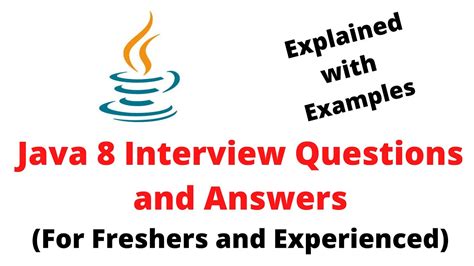 Java 8 Interview Questions And Answers Demonstrated With Live