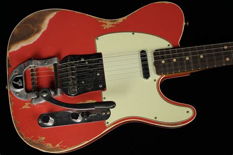 Fender Custom 1960 Telecaster Custom Heavy Relic Wbigsby Aged Fiesta