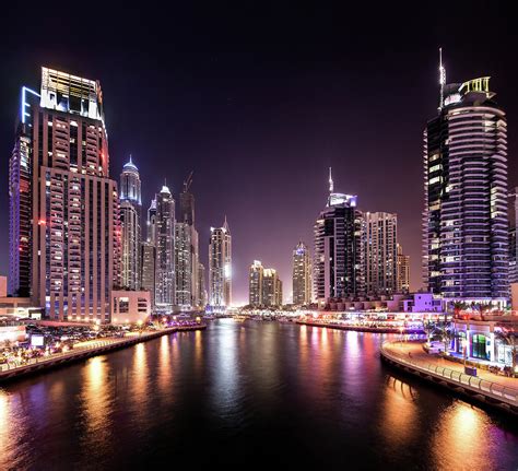 Dubai Marina Night View By By Feldman 1