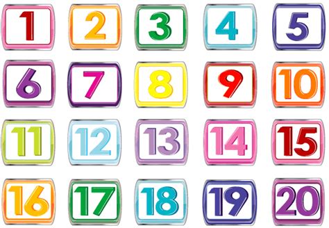 Video Actividad Aprende Los Numeros Del 1 Al 20 Tabla De Números