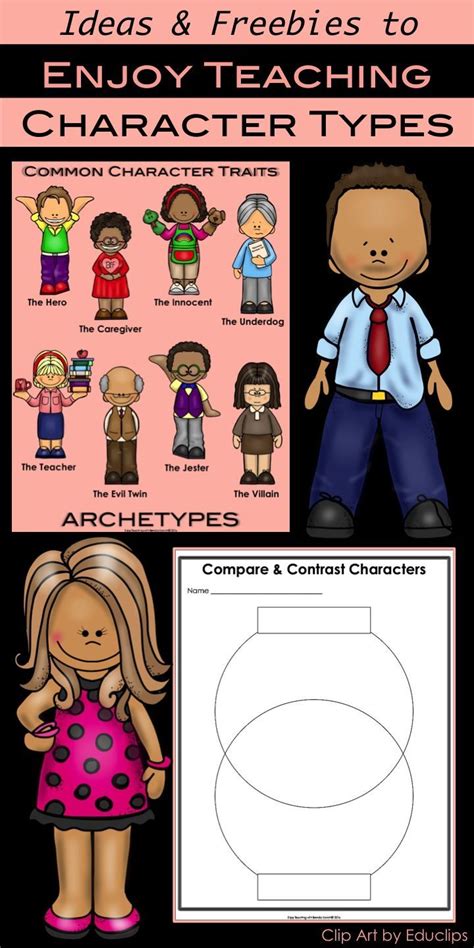 Enjoy Teaching Character Types Literature Activities For Kids