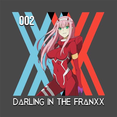 New Darling In The Franxx 002 Zero Two Logo Icon Art By Madzypex