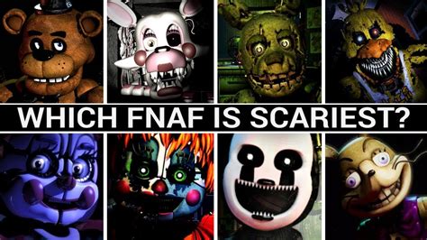 Which Fnaf Is Scariest Ranking Every Five Nights At Freddy S Youtube