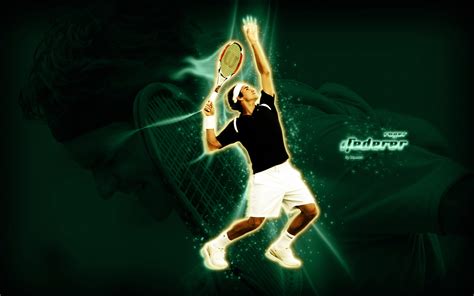 Open Tennis Roger Federer Wallpaper