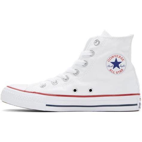 Lyst Converse White Classic Chuck Taylor All Star Ox High Top