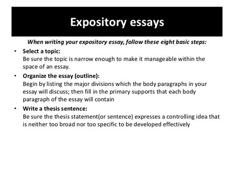 How To Write A Good Expository Paragraph How To Create Expository