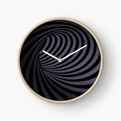The Optical Tunnel Clock By F2gclothing Clock Optical Wall Clock