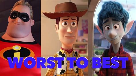 Ranking All Pixar Movies From Worst To Best Youtube
