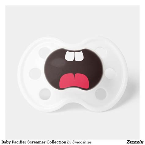 Baby Pacifier Screamer Collection Open Wide This Fun Baby Pacifier