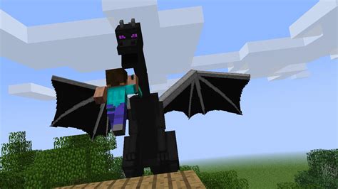 Killing the ender dragon in minecraft is a major achievement, but some people need something to show for it. Kumpulan Minecraft Wallpaper Ender Dragon Vs Steve ...