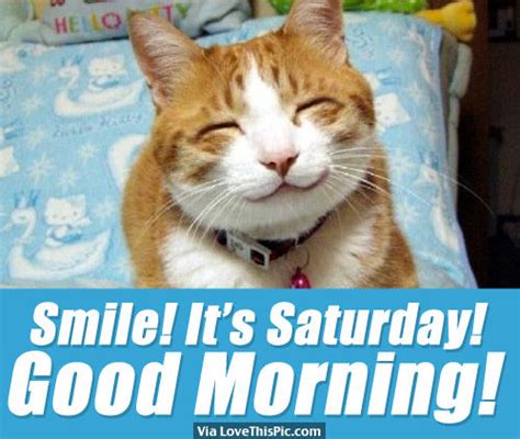 Smile Its Saturday Good Morning Pictures Photos And Images For