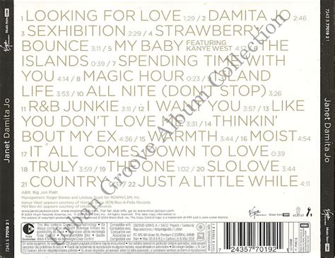 Urban Groove Album Collection Janet Jackson Damita Jo 2004 Randb Female