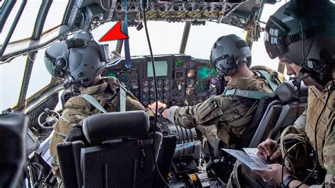 Check Out This Ac 130 Gunship Pilot Wearing A Scorpion Helmet Mounted