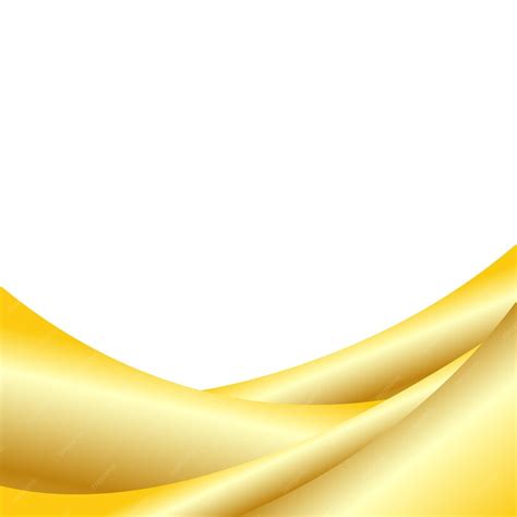 Premium Vector Golden Wave Abstract Background Free Vector Illustration