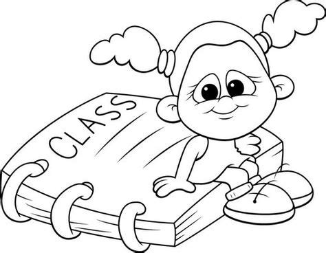 Dibujos de niños en la escuela para pintar - Imagui | Dibujos para