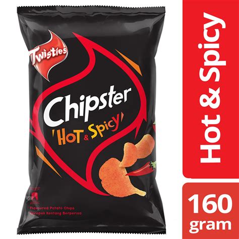 Twisties Chipster Hot And Spicy Flavoured Potato Chips 130g Fmcgmy