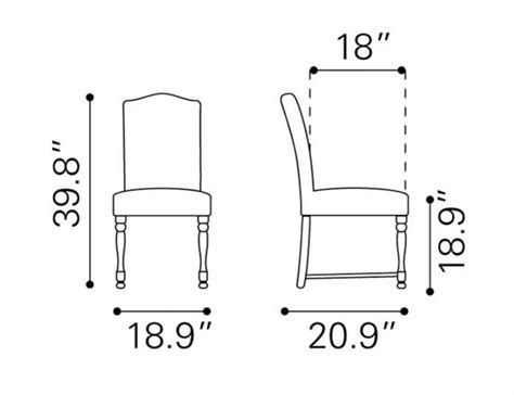 We recommend choosing a dining chair size that leaves at least 7 of space between the chair arm and the bottom or apron of the table. Dining Table Chair Dimensions Images 311078 Pinterest