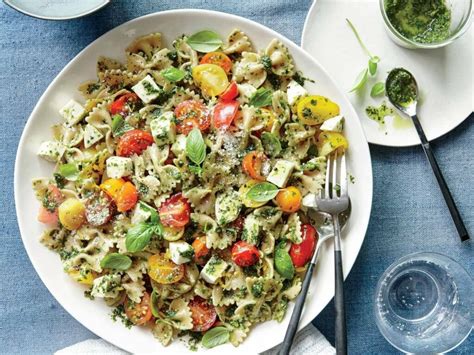 Ultimate Pesto Pasta Salad With Tomatoes And Mozzarella Geaux Ask Alice