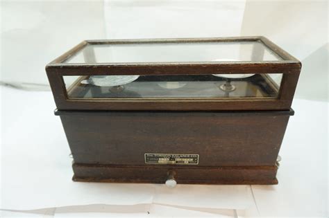 Antique Pharmacy Scale Torsion Balance Co Ny Apothecary Wood Case Drug