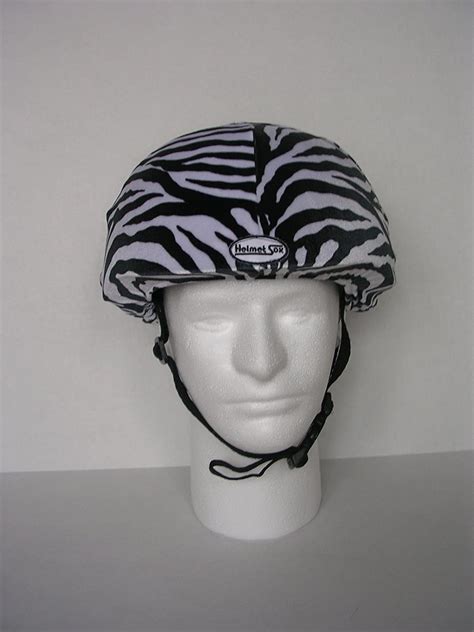 Zebra Camo Helmet Sox Helmet Cover Automotive