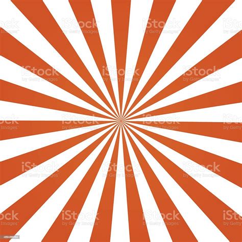 Ray Orange Color Background Retro Style Stock Illustration Download