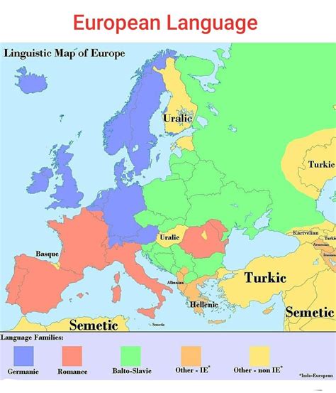 European Language Map Linguistic Diversity In Europe