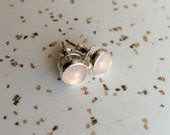 Items Similar To Small Rose Quartz Studs Mm Light Pink Stud Earrings
