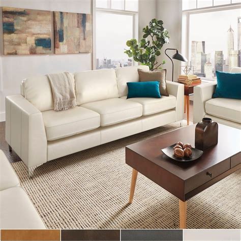 living room furniture deals white leather sofas leather