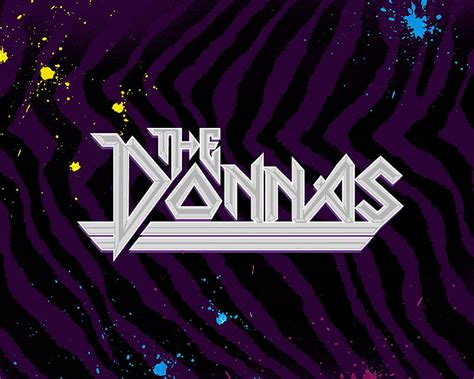 The Donnas Bitchin Wall The Donnas Rock Purple Zebra Hd Wallpaper Peakpx