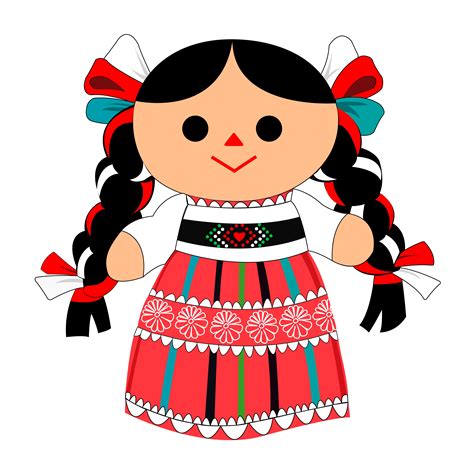 Diseño bonito y tradicional mexicano. | Frida kahlo caricatura, Muñecas