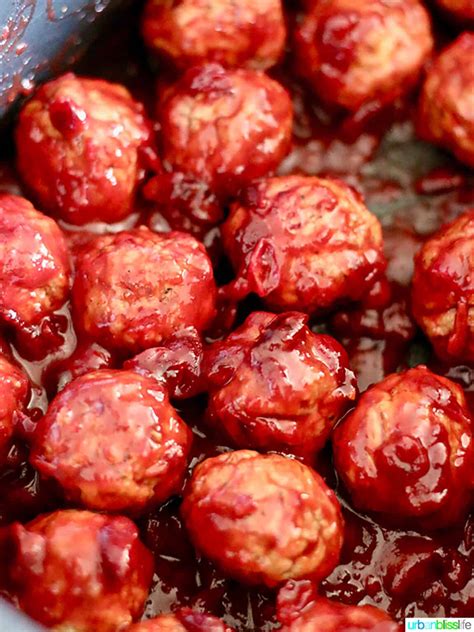 Cranberry Meatballs Recipe The Perfect Holiday Party Appetizer