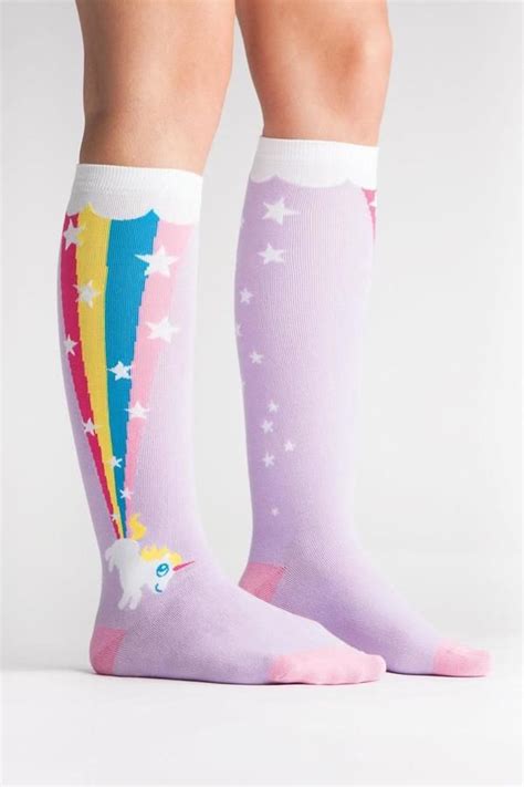 Sock It To Me Rainbow Kneehigh Socks Knee High Socks Rainbow Socks Womens Rainbow