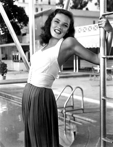 gene tierney at the beverly hills hotel early 1940s by colleen o eris viejo hollywood