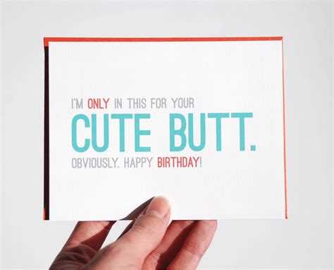 Funny Sexual Birthday Cards Funny Birthday Card Sexy Birthday Card I 39 M Only In By Birthdaybuzz