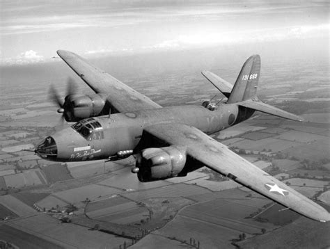 B 26b Bomber In Flight Martin B 26 Marauder Wikipedia The Free