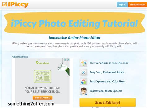 Ipiccy Photo Editing Tutorial Photo Editing Photo Editor Edit Online